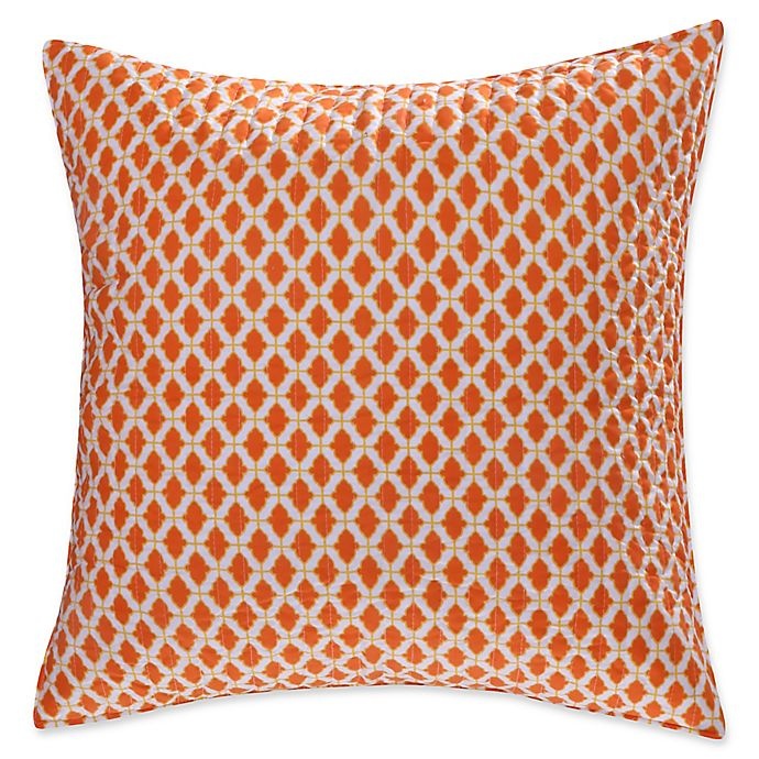 slide 1 of 1, Levtex Home Madalyn European Pillow Sham - Orange, 1 ct