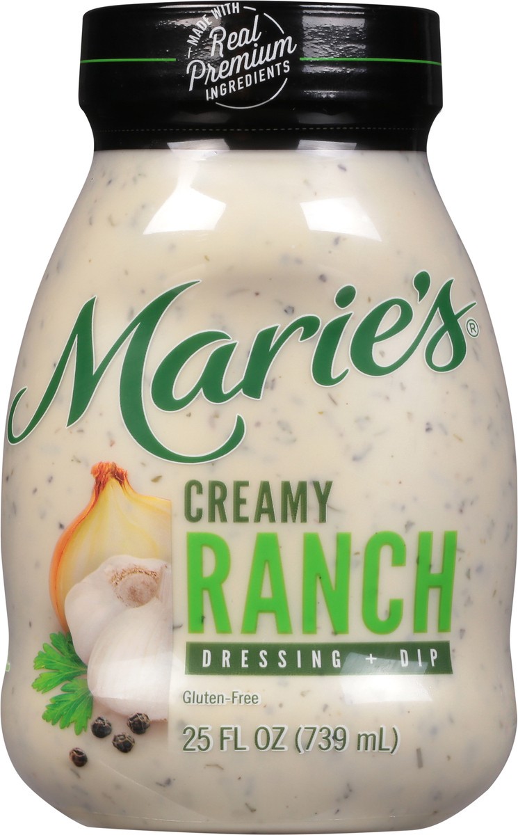 slide 5 of 9, Marie's Creamy Ranch Dressing + Dip 25 fl oz, 25 fl oz