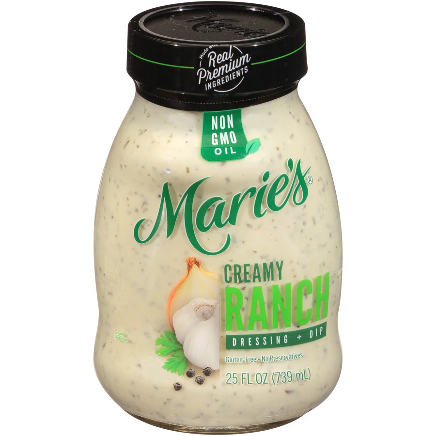 slide 1 of 9, Marie's Creamy Ranch Dressing + Dip 25 fl oz, 25 fl oz