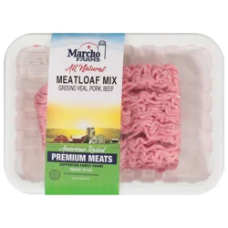 Marcho Farms All Natural Ground Meatloaf Mix (Veal, Pork & Beef) Fresh