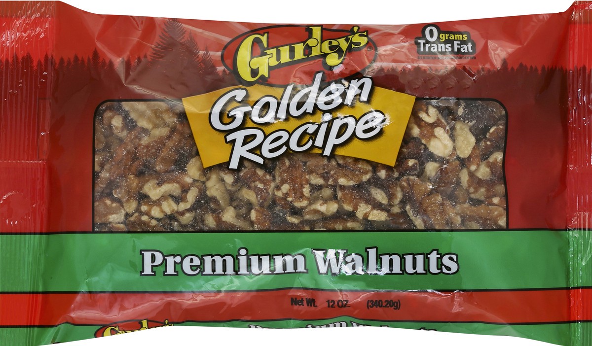 slide 2 of 5, Gurley's Gurleys Halves Walnuts, 12 oz