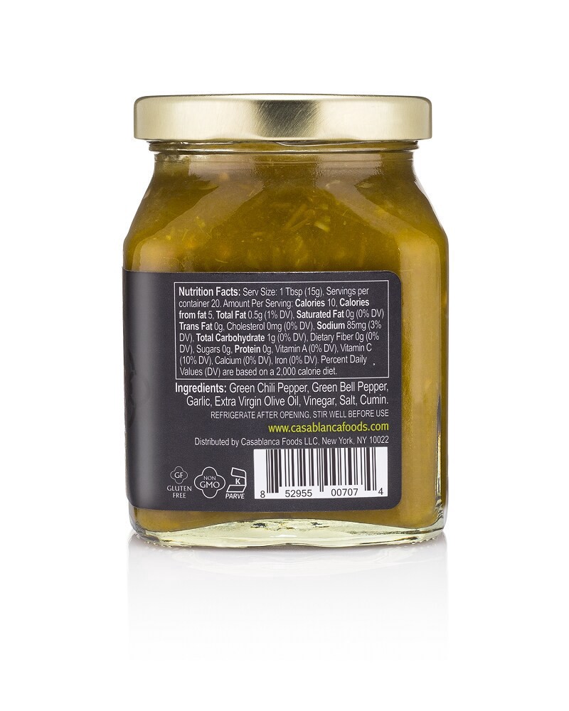 slide 2 of 2, Mina Harissa Spicy Moroccan Green Pepper Sauce, 10 oz
