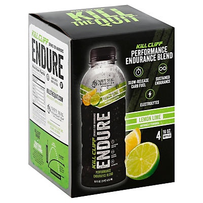 slide 1 of 1, Kill Cliff Endure Lemon Lime 16 oz Bottles, 4 ct