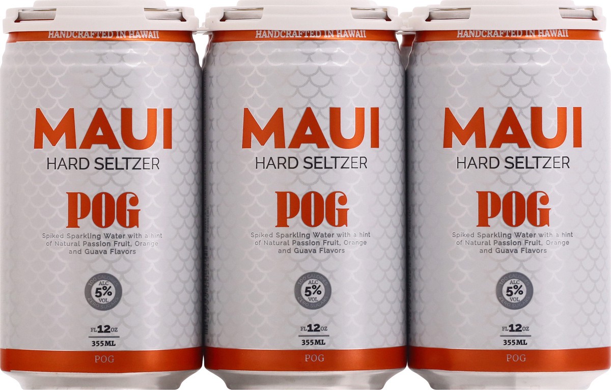 slide 1 of 11, Maui Hard Seltzer Pog Beer 6 ea, 6 ct