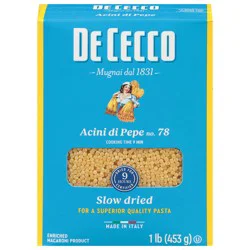 De Cecco No. 78 Acini di Pepe 1 lb