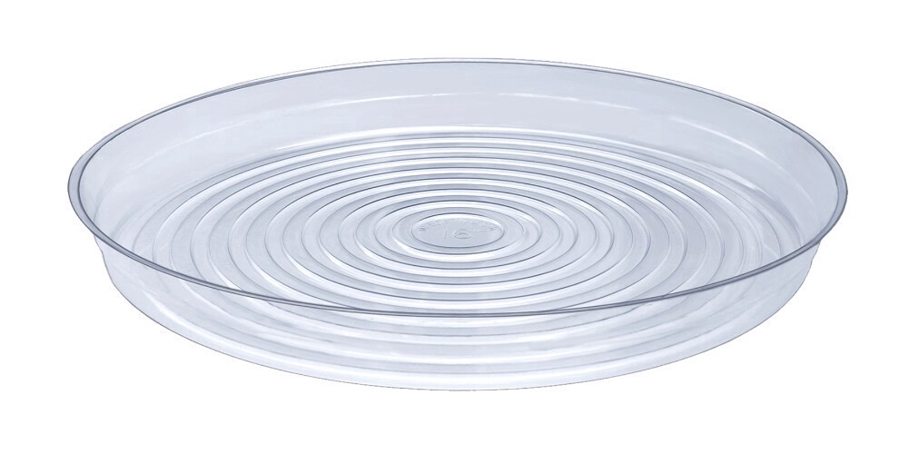 slide 1 of 1, Curtis Wagner Plastics Vinyl Plant Saucer - Clear, 16 in