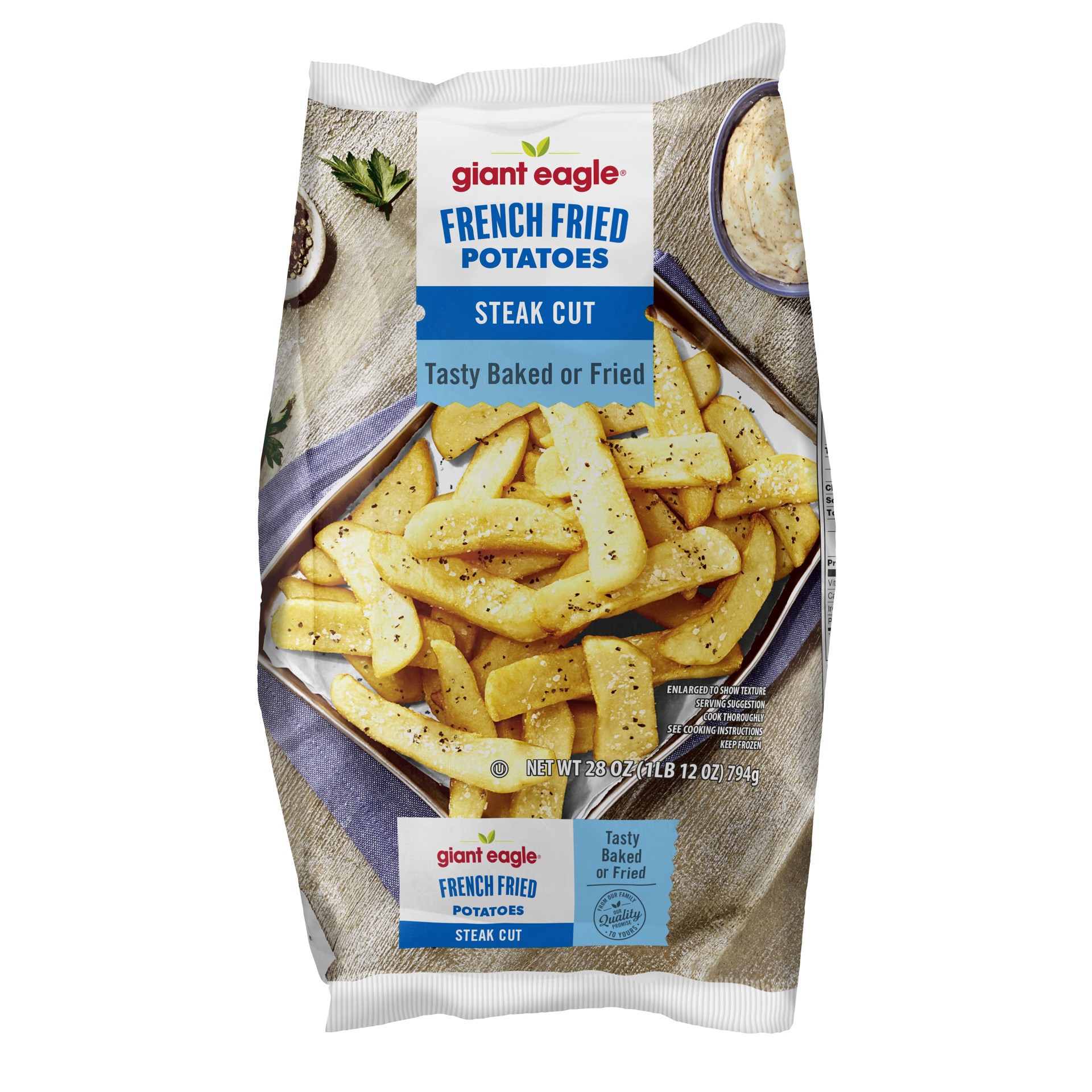 slide 1 of 1, Ge Steak Cut Potato, 28 oz