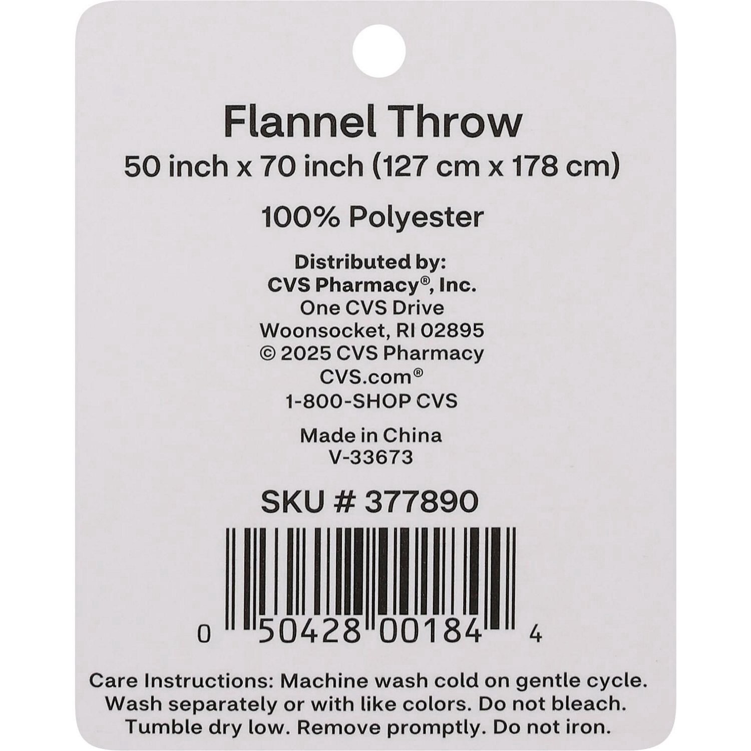 slide 3 of 3, WAYLAND SQUARE Paint Flannel Throw, 1 ct