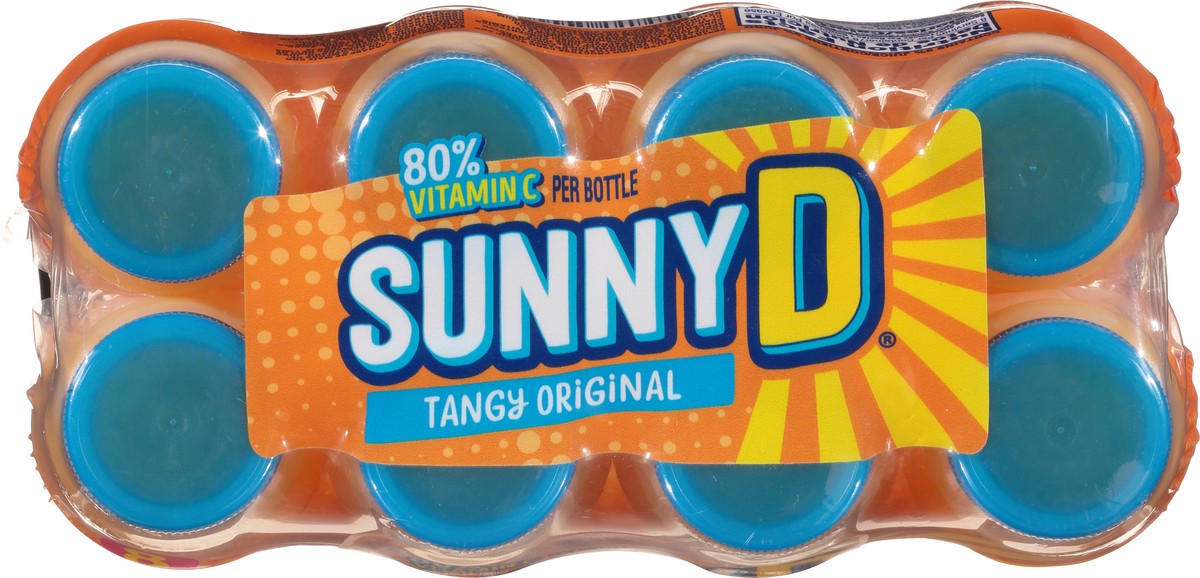 slide 4 of 9, Sunny D Sunnyd Tangy Original Orange Juice Drink, 8 Count, 6.75 Fl Oz Bottles, 8 ct