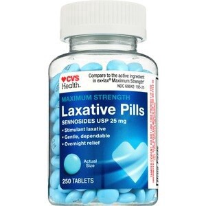 slide 1 of 1, CVS Health Maximum Strength Laxative Tablets, 250 Ct, 1 ct