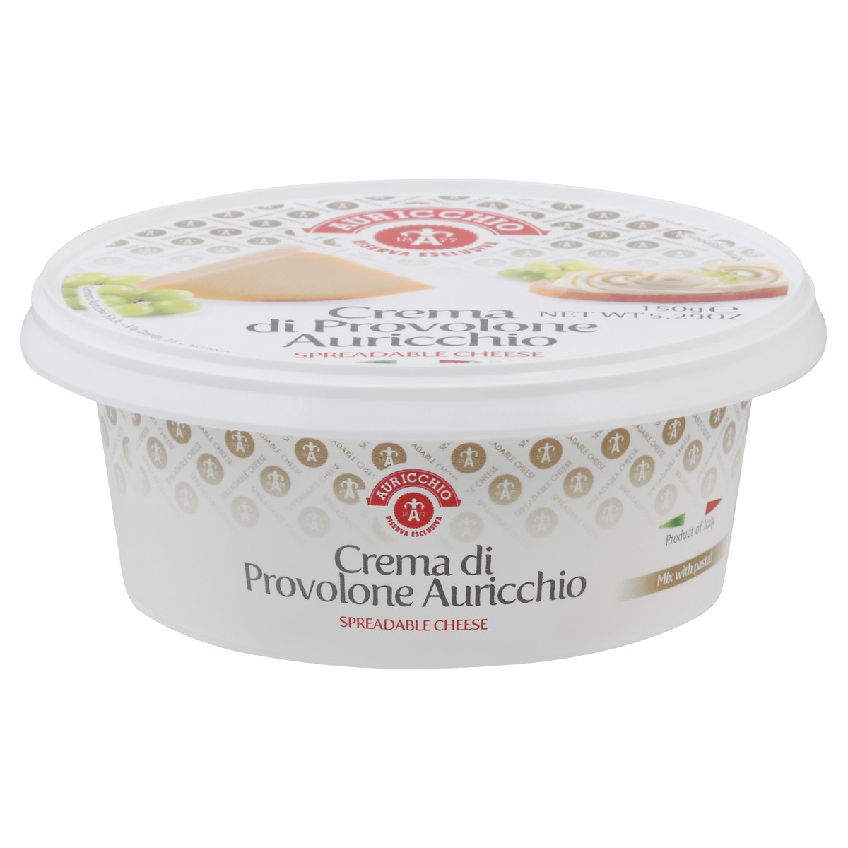 slide 8 of 14, Auricchio Spreadable Cheese, Crema Di Provolone, 5.29 oz