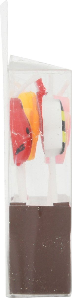 slide 6 of 10, Papyrus Bee/Flower/Ladybud Birthday Toothpick Candles 6 ea, 6 ct