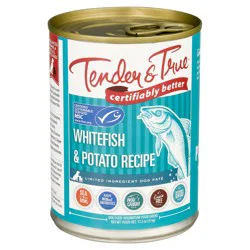 Tender & True Whitefish & Potato Recipe Dog Food 13.2 oz