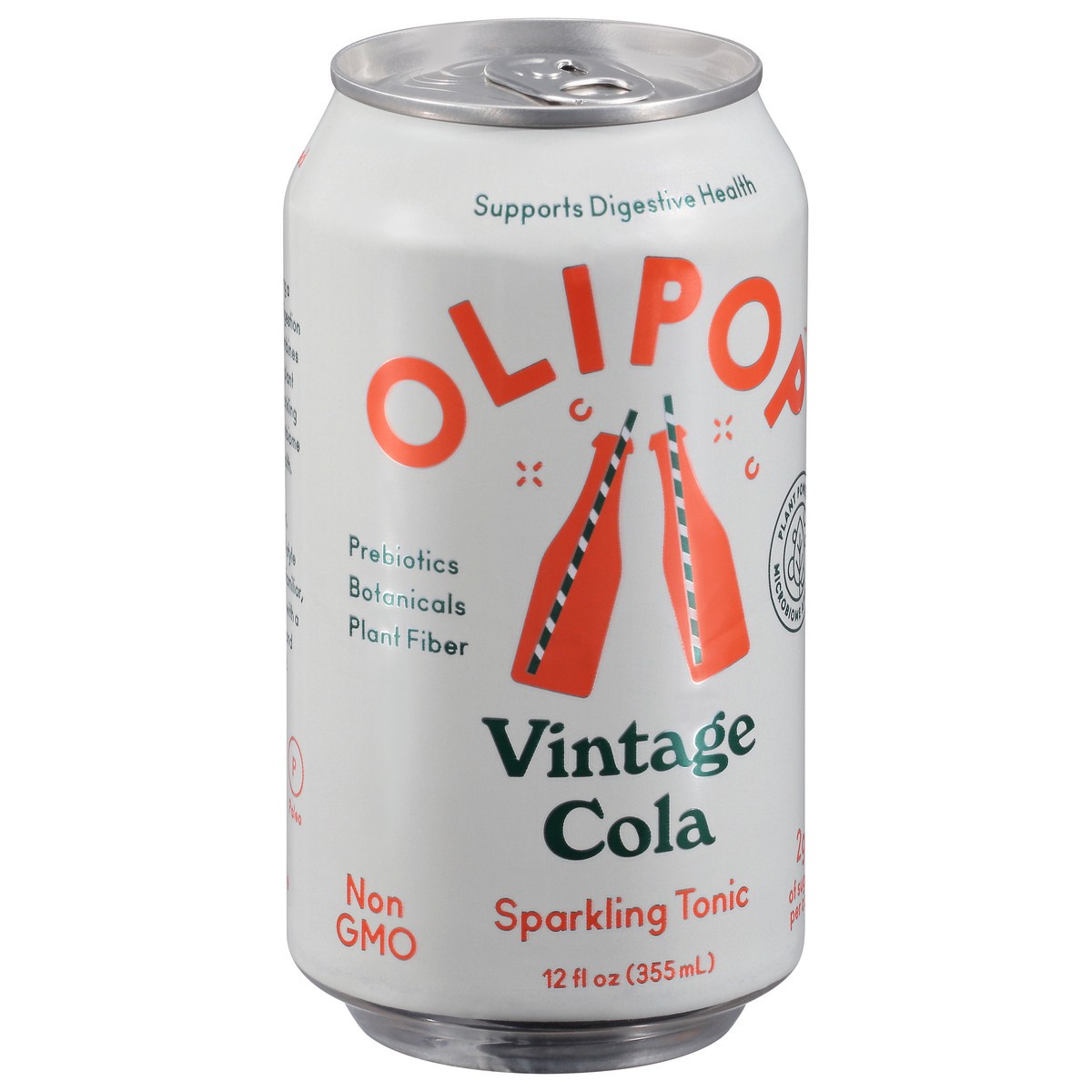 slide 2 of 9, Olipop Vintage Cola Sparkling Tonic, 12 fl oz
