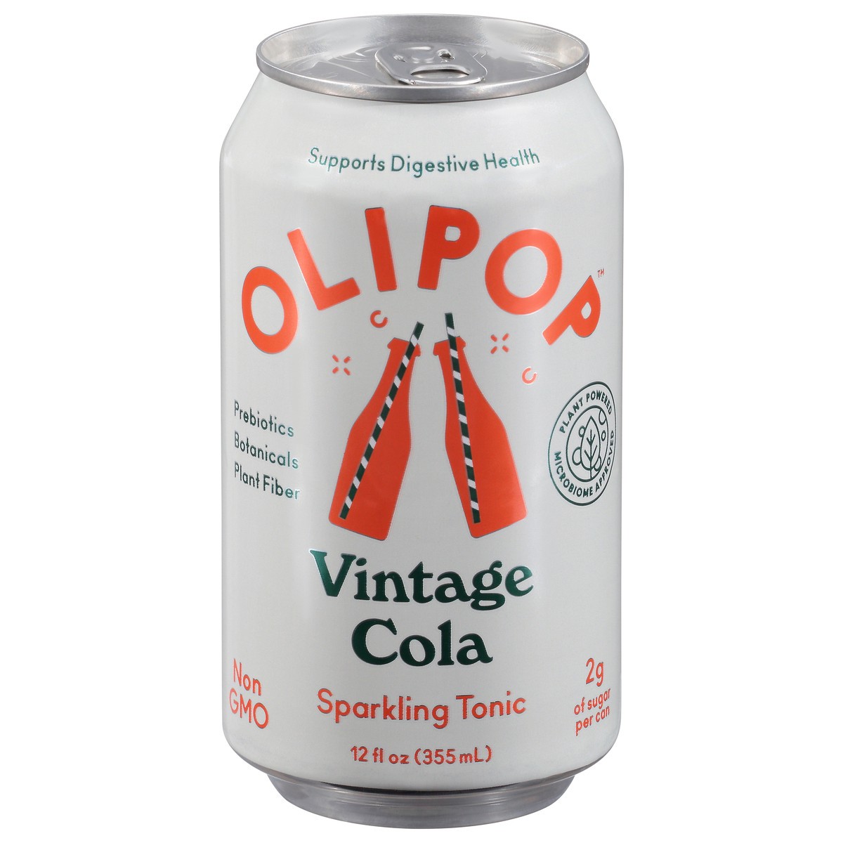 slide 1 of 9, Olipop Vintage Cola Sparkling Tonic, 12 fl oz