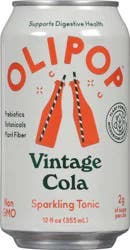 Olipop Sparkling Tonic, Vintage Cola - 12 fl oz