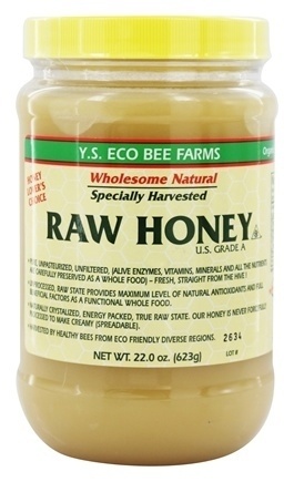 slide 1 of 1, Y.S. Eco Bee Farms Raw Honey, 22 oz