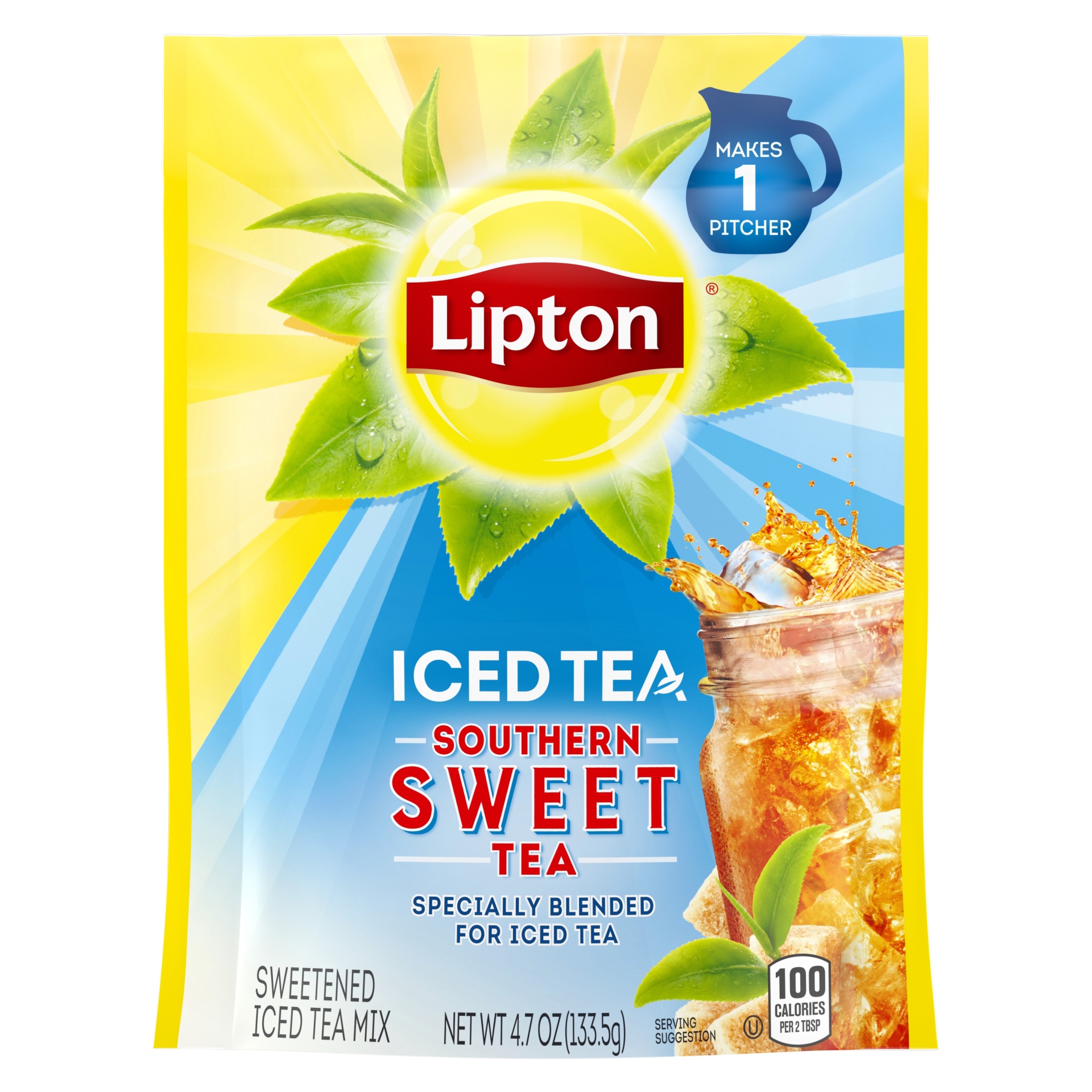 slide 1 of 1, Sweet Powdered Tea Pouch, 4.7 oz