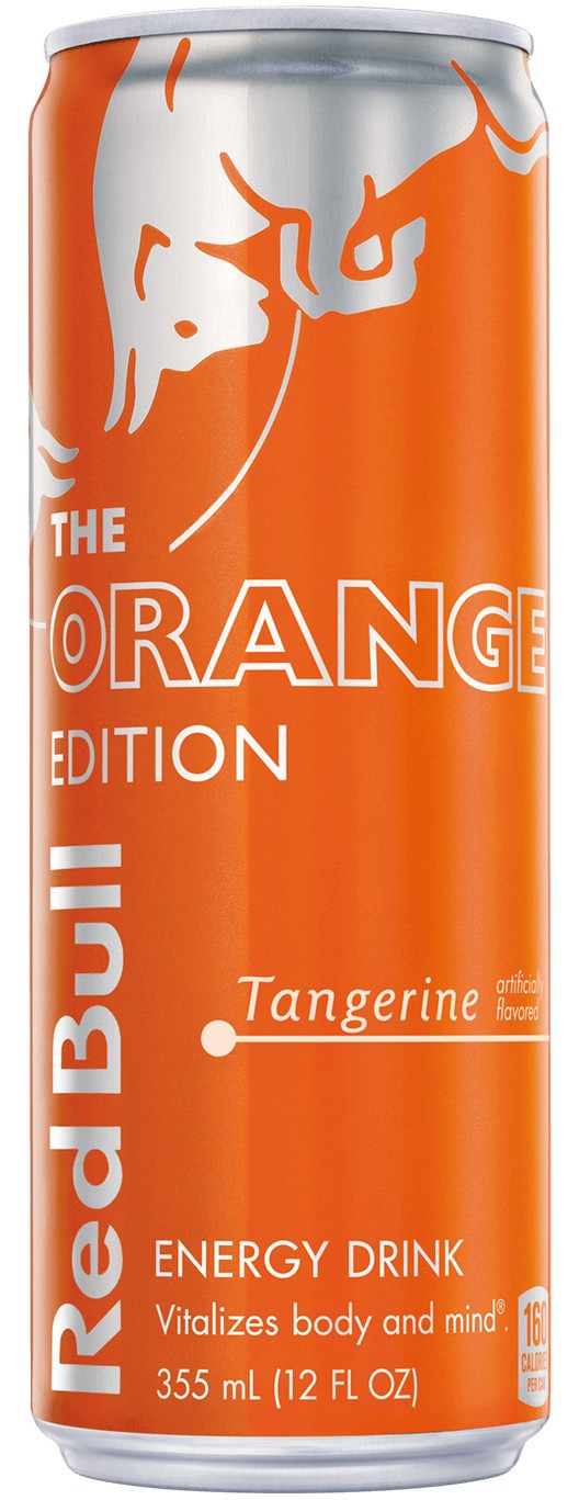 slide 1 of 2, Red Bull Energy Drink, Tangerine, 12 Fl Oz, 12 fl oz