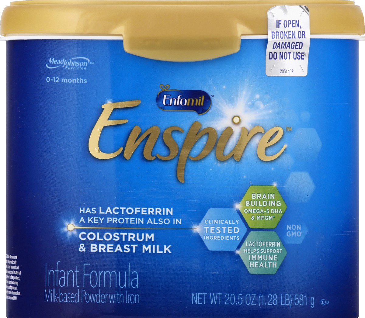 slide 5 of 7, Enfml Enspire Powdr Frmla 20.5 Oz, 20.5 oz