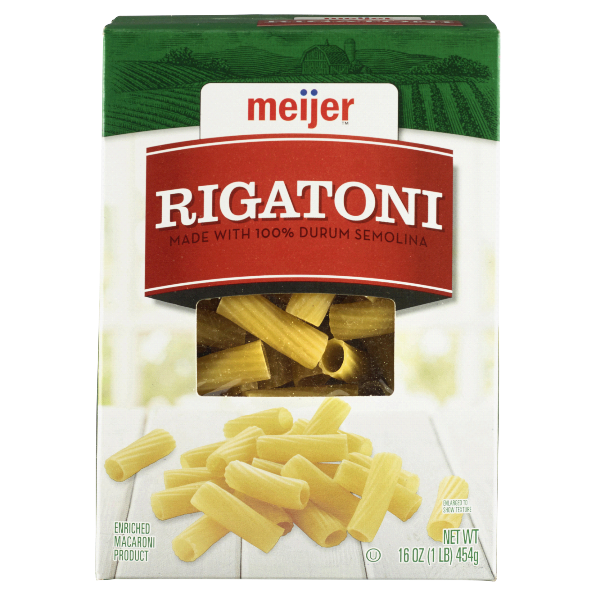 slide 1 of 3, Meijer Rigatoni Pasta, 16 oz