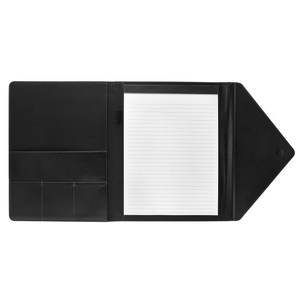 slide 2 of 3, Eccolo Envelope PU Padfolio, 9-1/2"" x 12-1/2"", Black, 1 ct