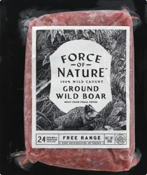 Force Of Nature 100% Wild Caught Ground Wild Boar