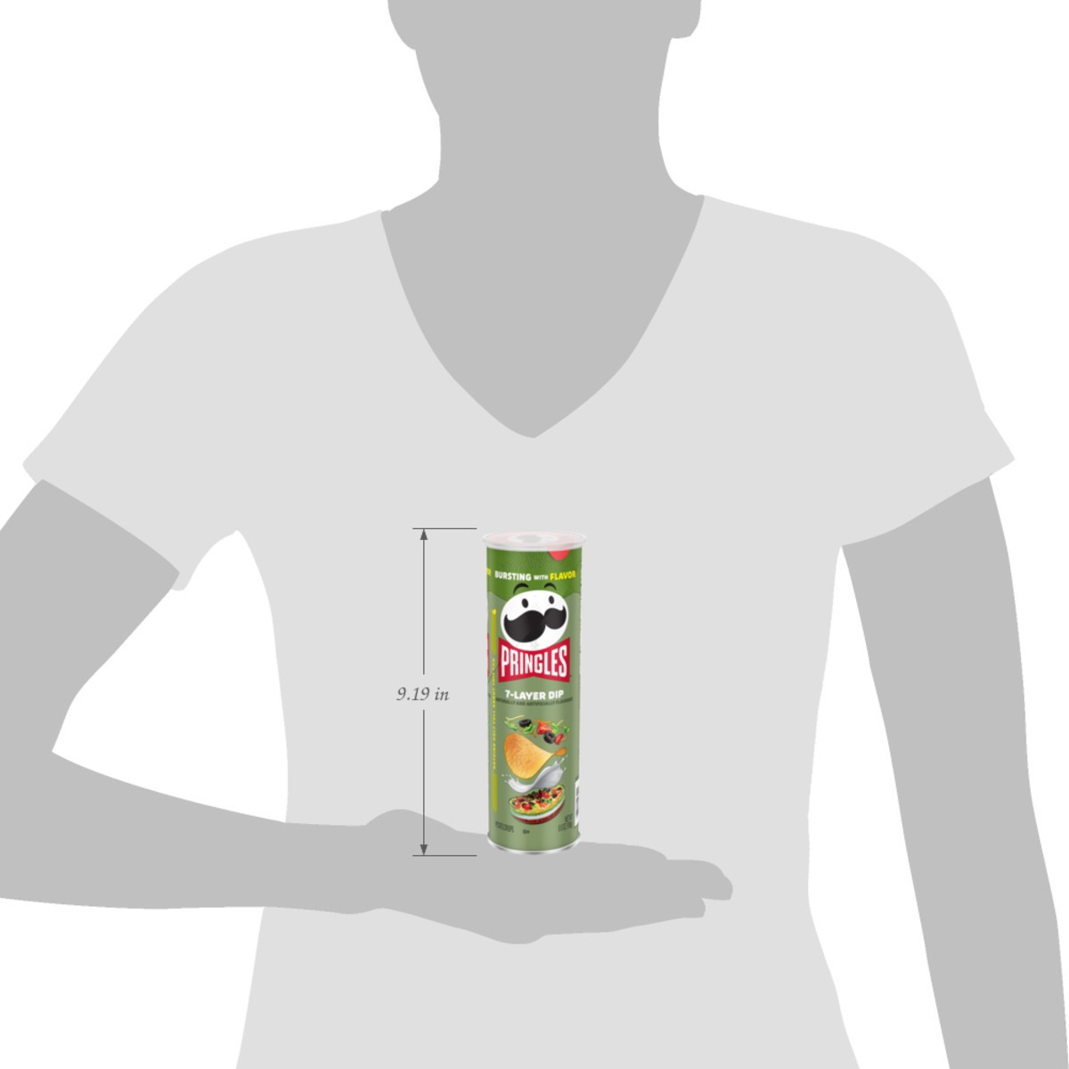 slide 10 of 13, Pringles Crisps 7 Layer Dip 5.5oz, 5.6 oz