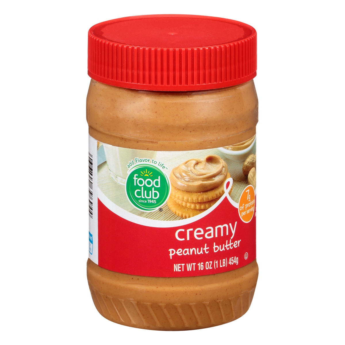 slide 2 of 10, Food Club Peanut Butter - Creamy, 16 oz