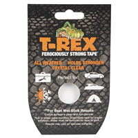 slide 25 of 29, T-Rex Ferociously Strong Clear Repair Tape, 1.88 in x 9 yd