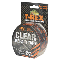 slide 7 of 29, T-Rex Ferociously Strong Clear Repair Tape, 1.88 in x 9 yd