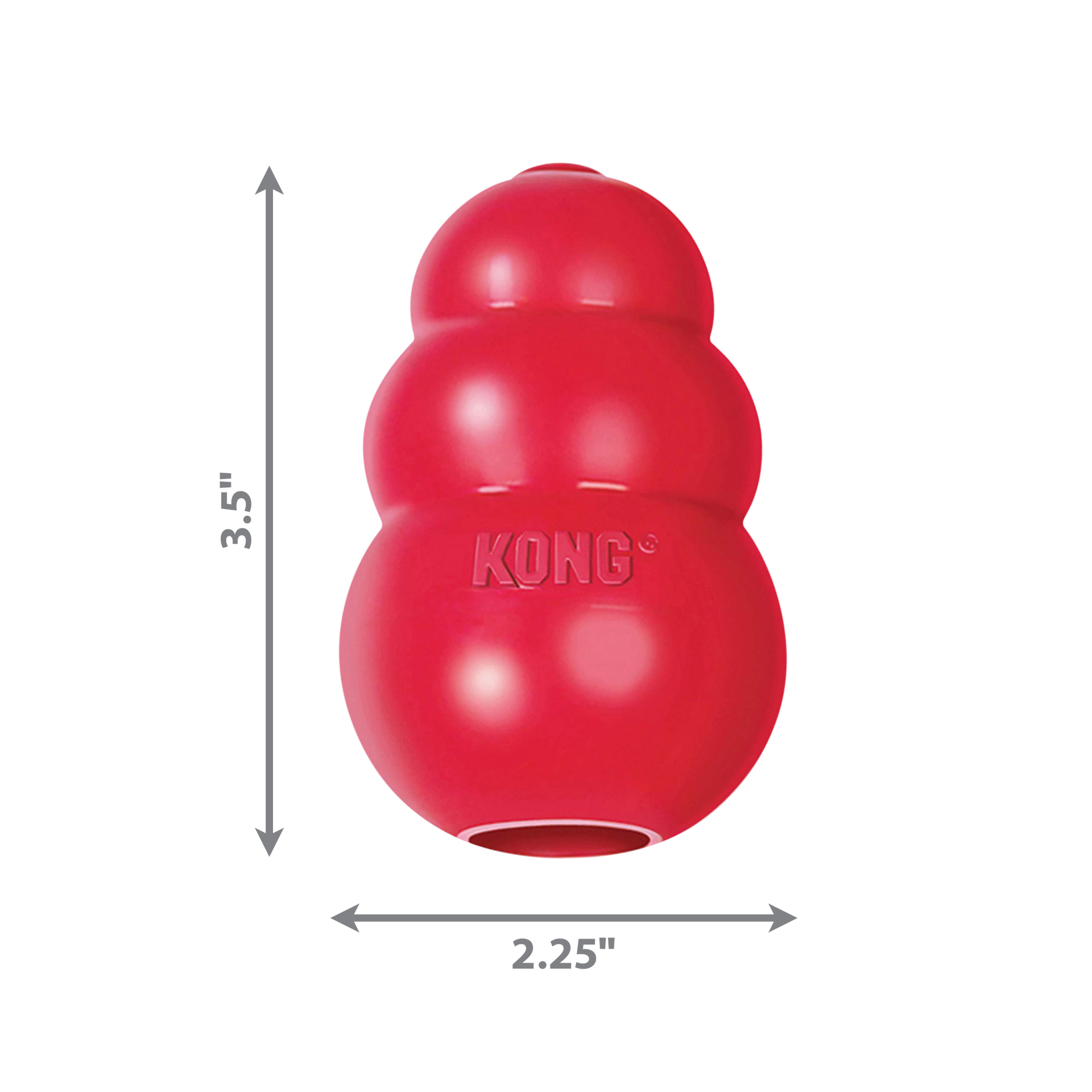 slide 2 of 4, KONG Classic Chew Toy - M, 1 ct
