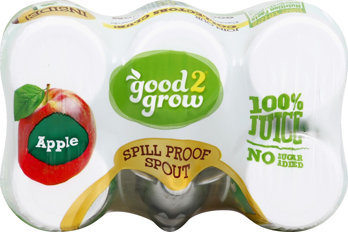 slide 2 of 4, good2grow Apple 100% Juice - 5 ct; 6 fl oz, 5 ct; 6 fl oz