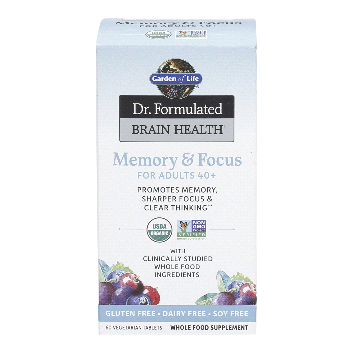 slide 1 of 13, Garden of Life Memory & Focus 60 ea, 60 ct