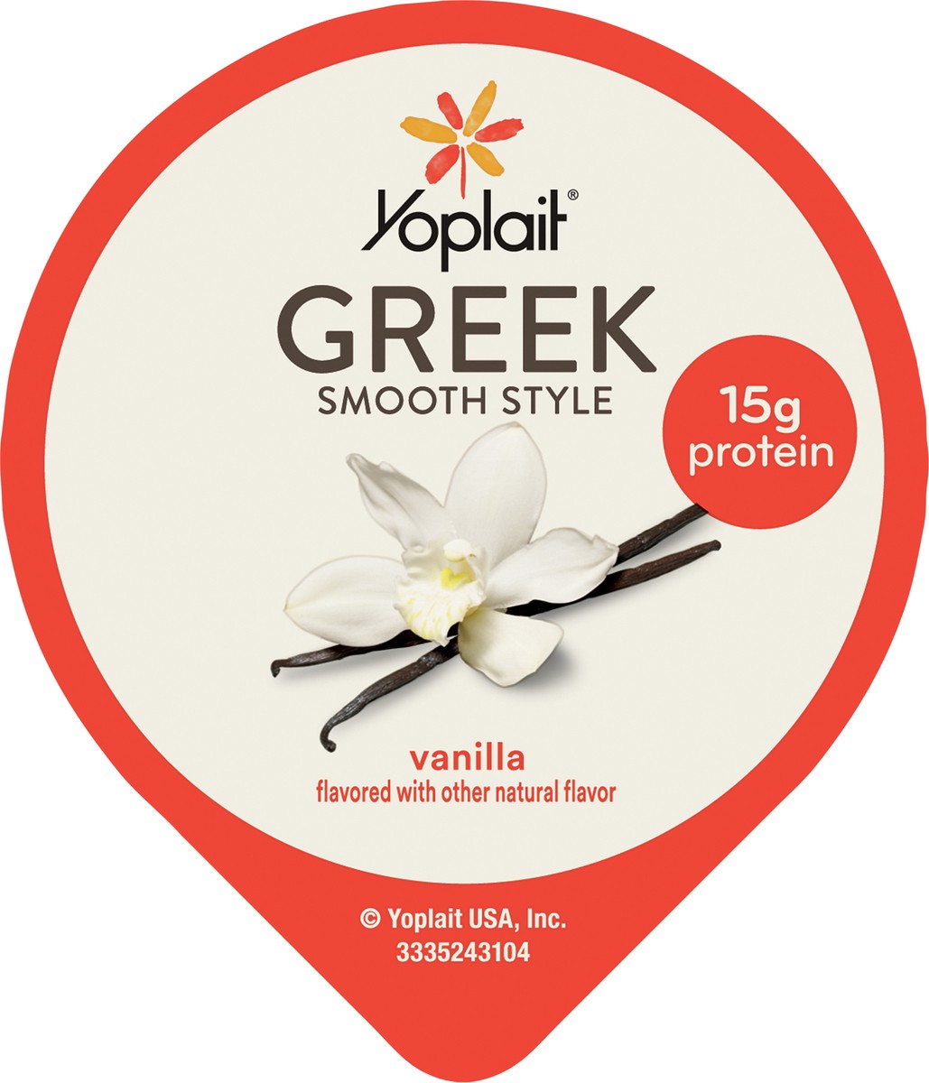 slide 13 of 14, Yoplait Vanilla Greek Yogurt, 5.3 oz