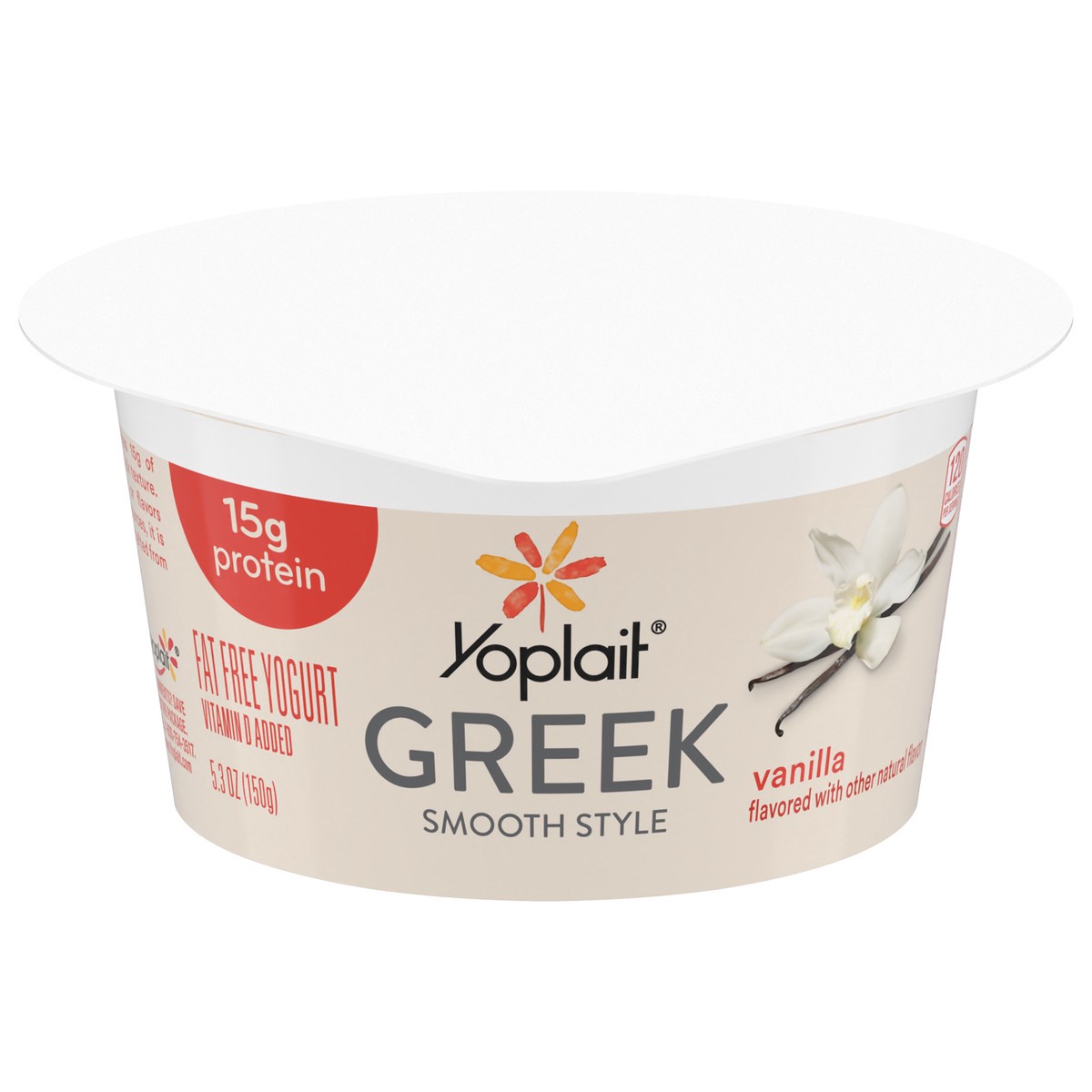 slide 1 of 14, Yoplait Vanilla Greek Yogurt, 5.3 oz