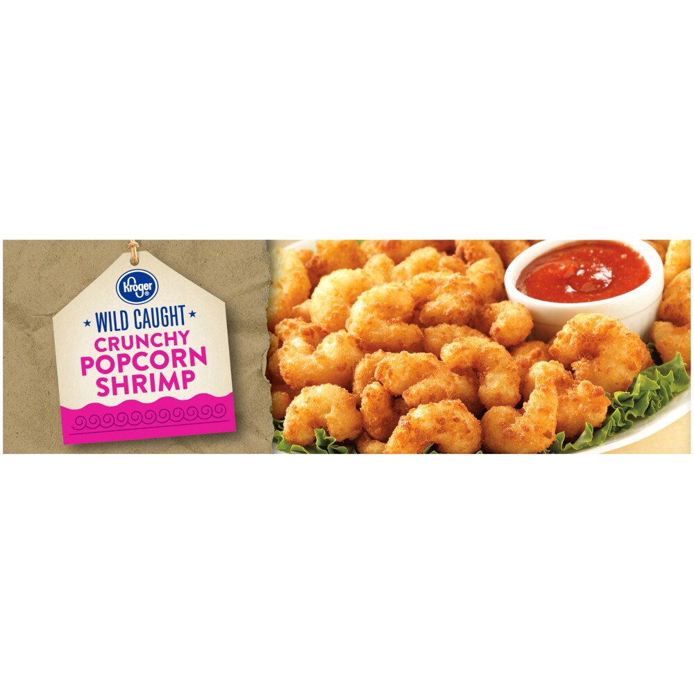 slide 3 of 3, Kroger Wild Caught Crunchy Popcorn Shrimp, 20 oz