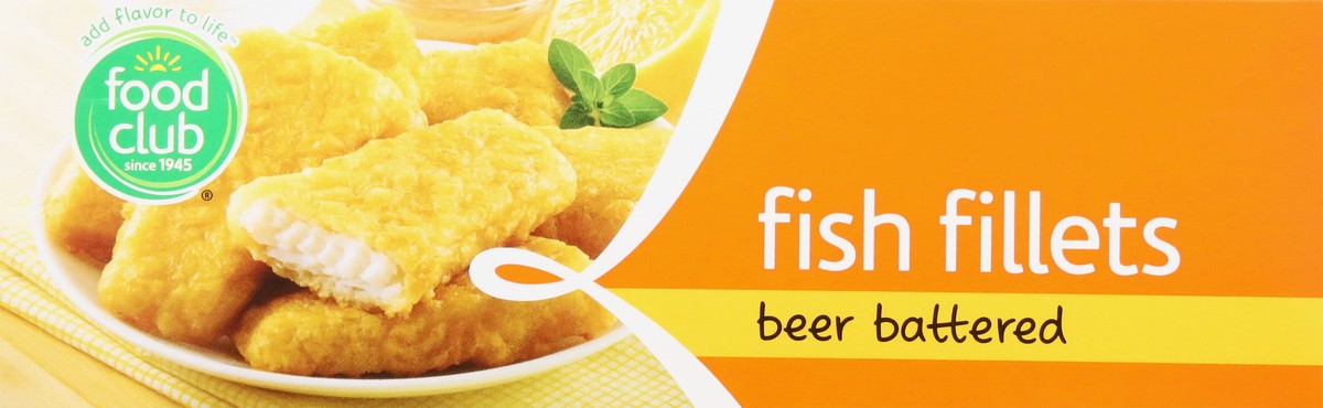 slide 14 of 15, Food Club Beer Battered Fish Fillets 10 ea, 10 ct