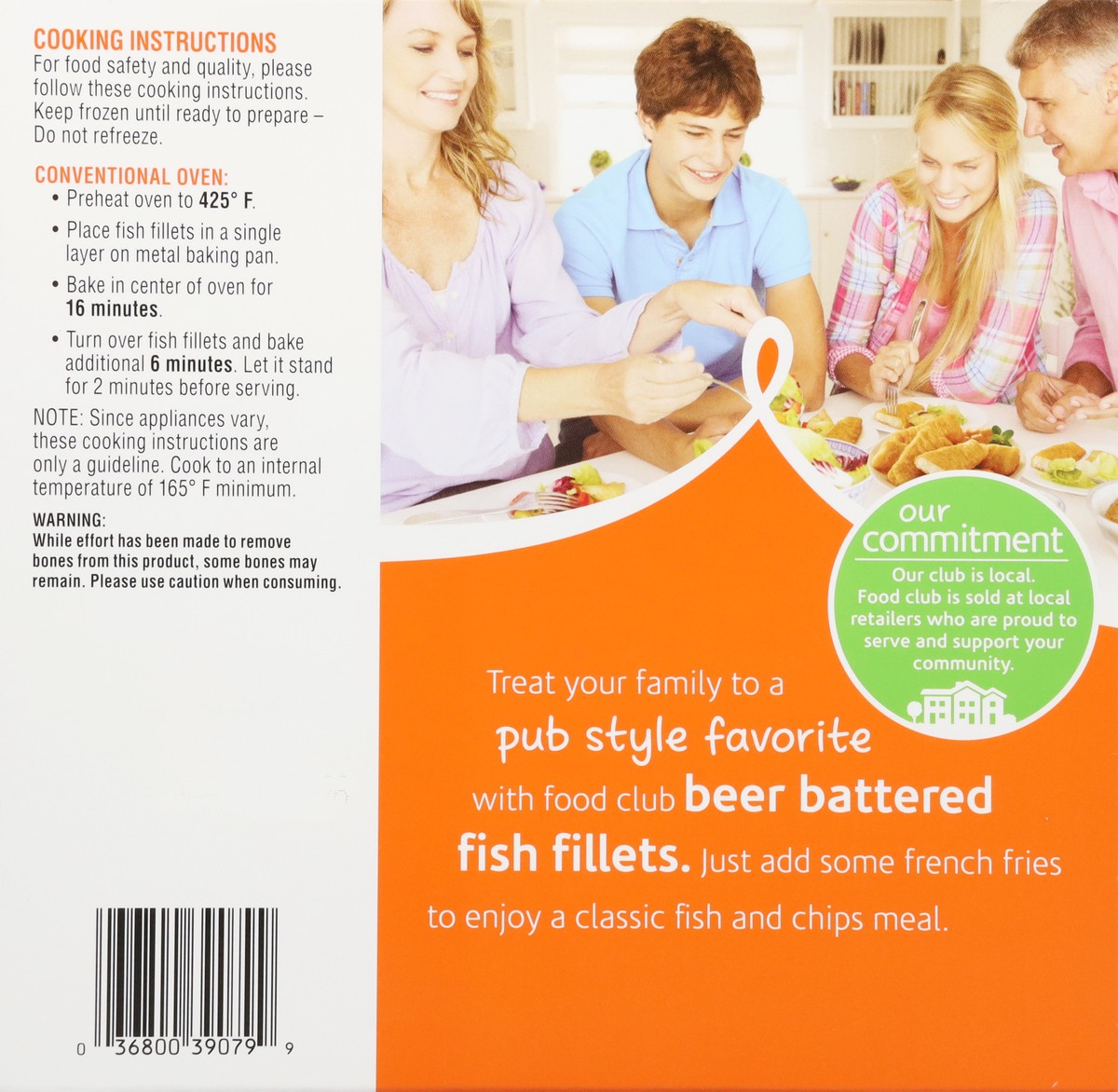 slide 13 of 15, Food Club Beer Battered Fish Fillets 10 ea, 10 ct