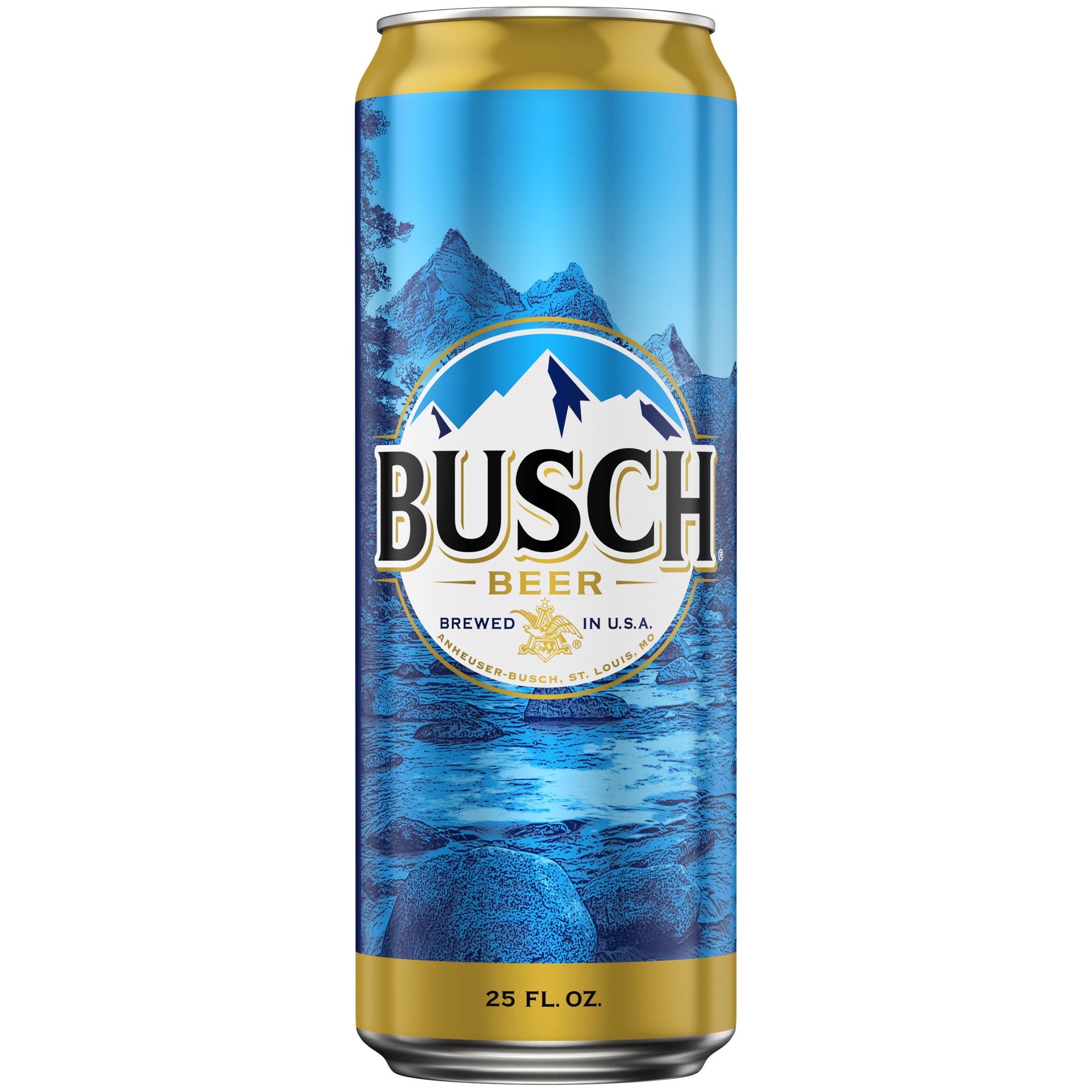 slide 2 of 2, Busch Beer 25 fl oz Can, 4.3% ABV, 25 fl oz