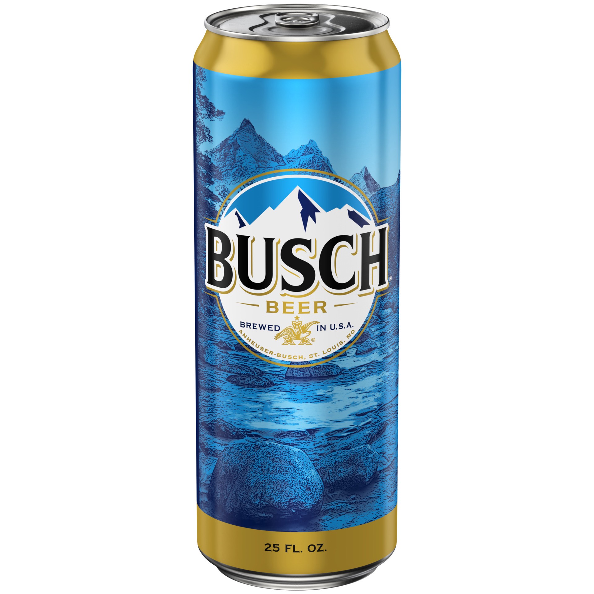 slide 1 of 2, Busch American Lager Beer 25 fl oz Single Can, 25 fl oz