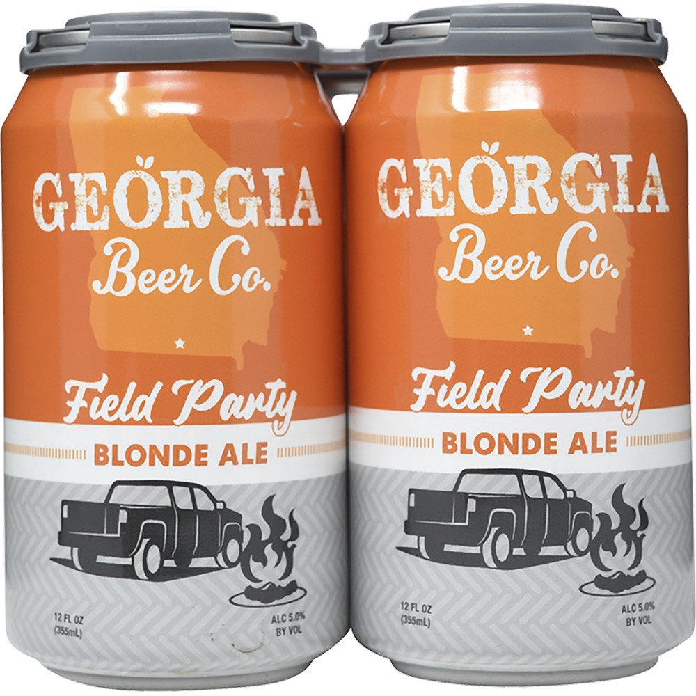 slide 1 of 1, Georgia Beer Field Party Blonde Ale Beer 6 ea, 6 ct