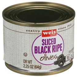 Weis Quality Sliced Black Ripe Olives