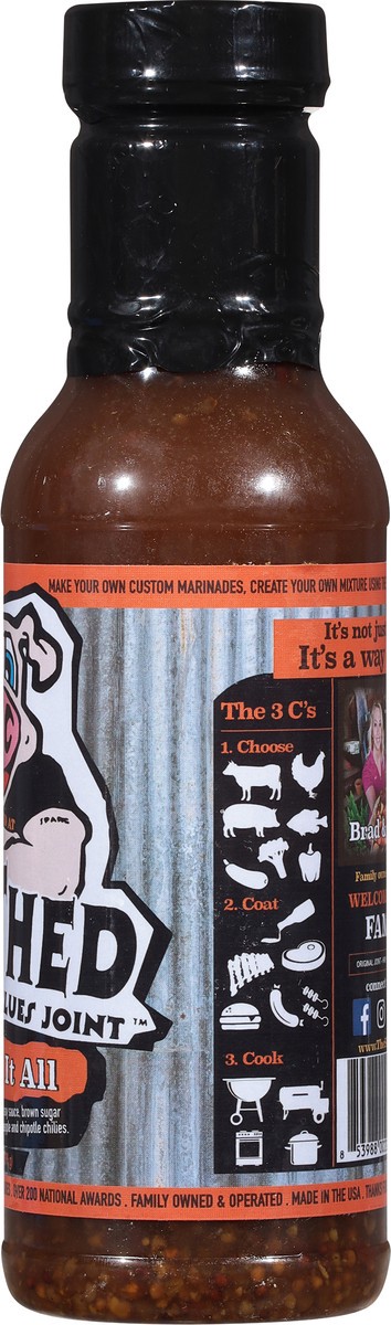 slide 8 of 13, The Shed Barbeque & Blues Joint Hoggin' It All Meat & Veggie Marinade 13.8 oz, 13.8 oz