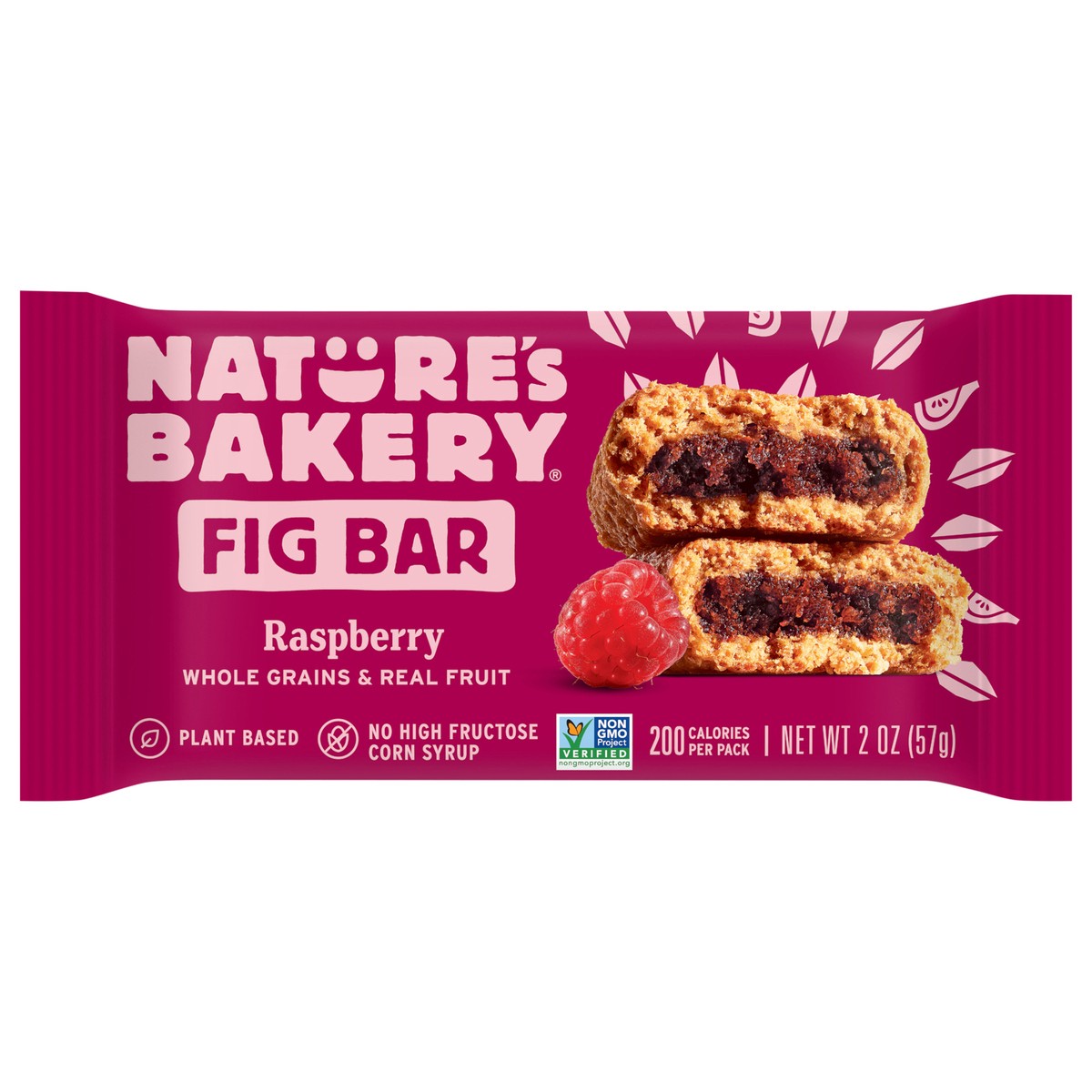 slide 1 of 9, Nature's Bakery Raspberry Whole Wheat Fig Bar, Snack Bar, 1 Each, 2 oz