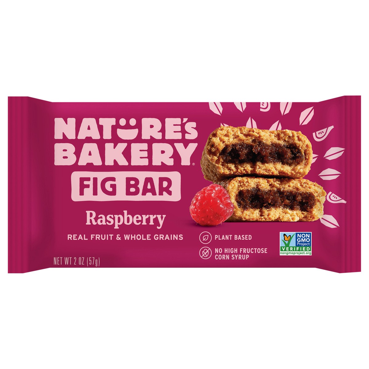 slide 1 of 9, Nature's Bakery Raspberry Whole Wheat Fig Bar, Snack Bar, 1 Each, 2 oz