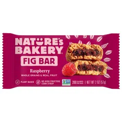 Nature''s Bakery Raspberry Whole Wheat Fig Bar, Snack Bar, 1 Each