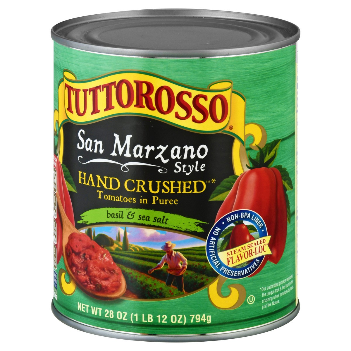slide 3 of 10, Tuttorosso® hand crushed tomatoes, 28 oz