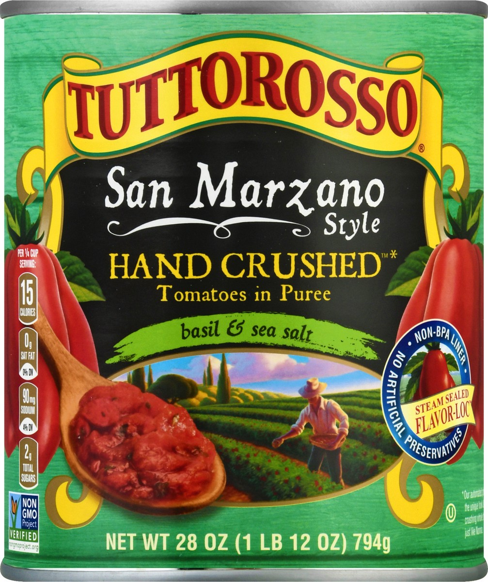 slide 9 of 10, Tuttorosso® hand crushed tomatoes, 28 oz
