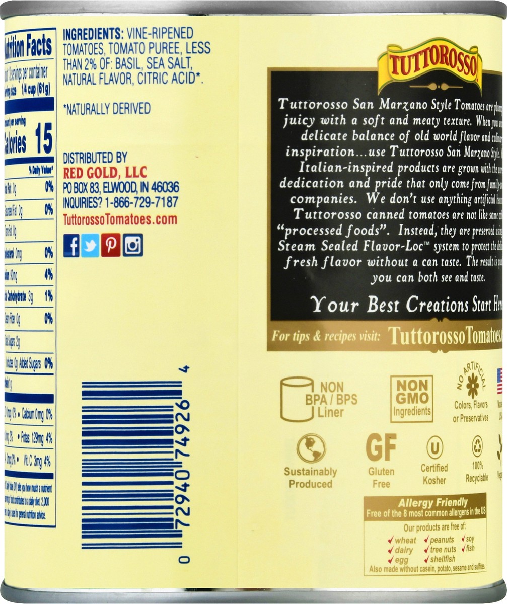 slide 10 of 10, Tuttorosso® hand crushed tomatoes, 28 oz